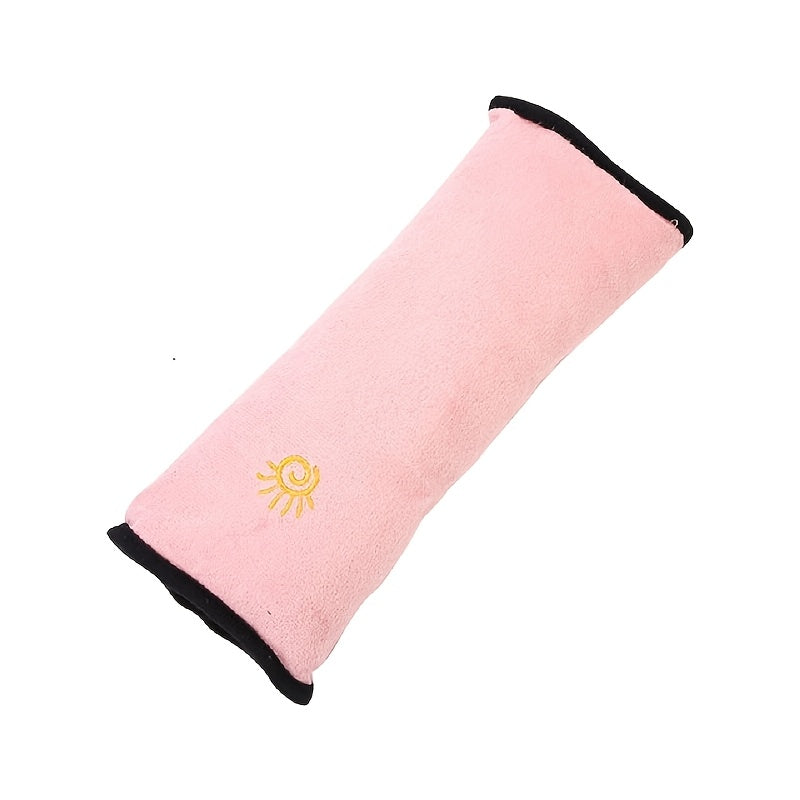 1pc Car Automotive Seat Belt Cover Shoulder Cover Seat Belt Holder Cute Lengthened And Thickened Plush Safety Belt Shoulder Cover, Car Safety Shoulder Guard, Seat Belt Adjustment Retainer, Anti-Strangle Neck Seat Belt