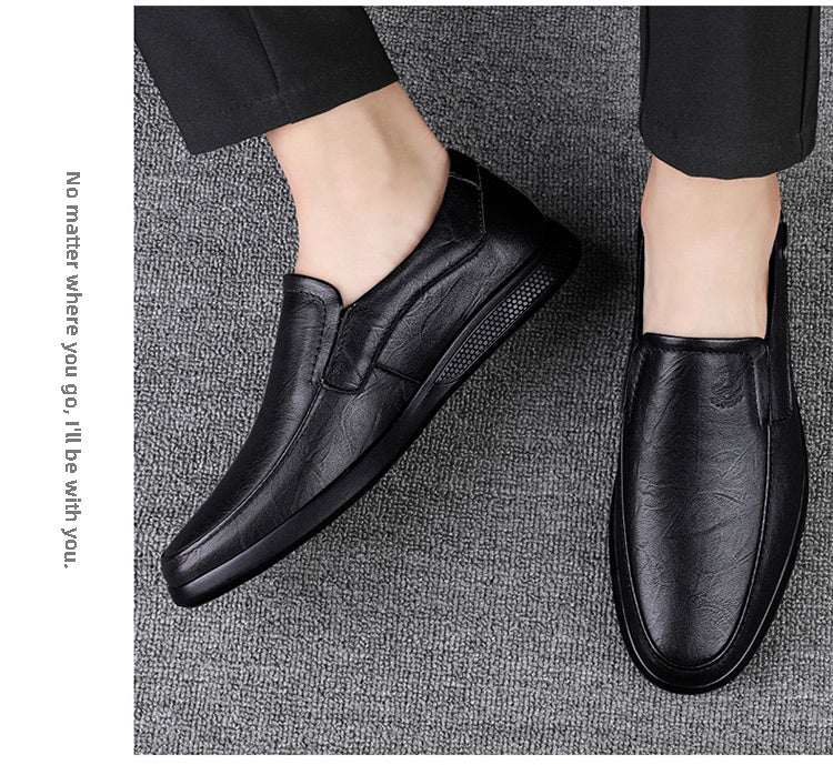 CLOHOO Men's Anti-Slip Fashion Slip-On Casual Shoes