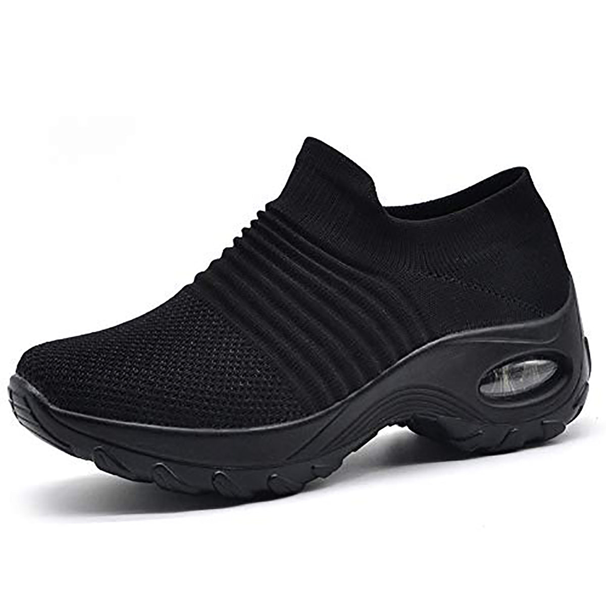 Women's Air Cushion Sole Chunky Sneakers - Lightweight Mesh Low Top Running Shoes - Breathable & Comfortable - For Women - Suitable for Running, Walking & Casual Wear - Great Gift for Fitness Enthusiasts
