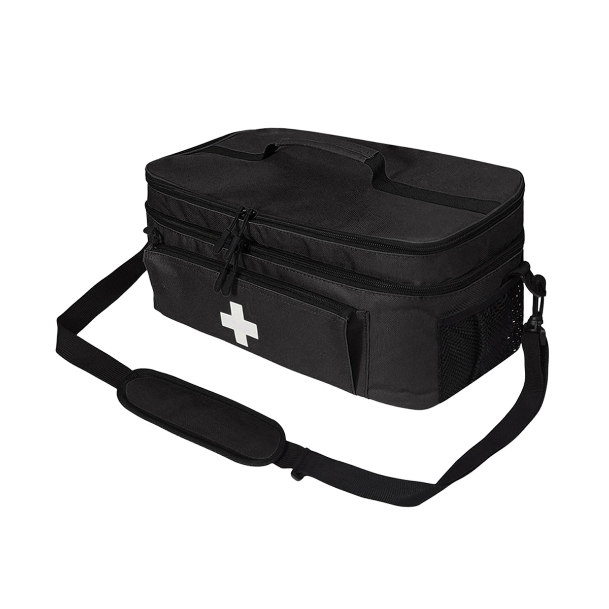 Empty First Aid Bag Medical Storage Bag Lightweight with Handles Gifts Bottle Organizer,Emergency Kits Organizer for Car