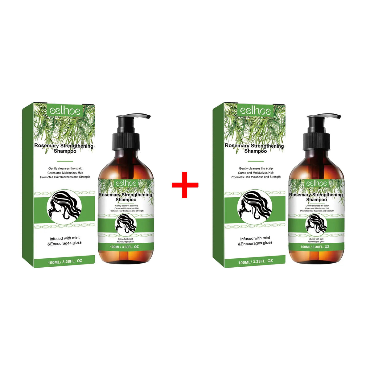 Rosemary Shampoo for Men and Women Scalp Treatment Repair Damage Hair Smoothing Strengthening Hair Remove Dandruff Hair Shampoo