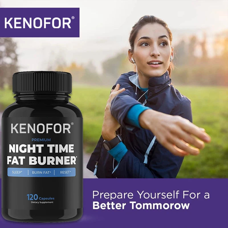 Nighttime Fat Burner - Helps promote metabolic cleansing, inhibits fat accumulation, and appetite control during sleep