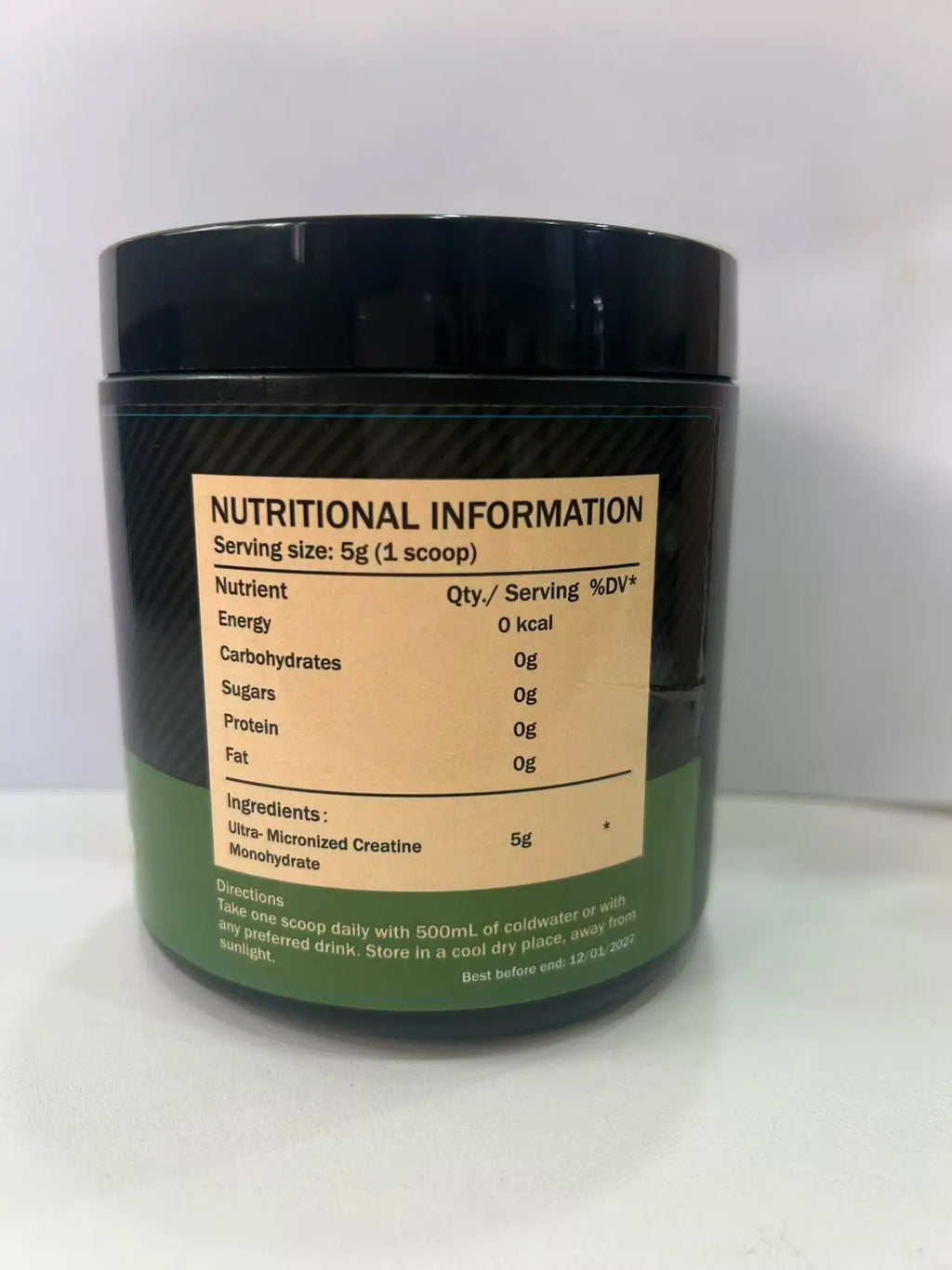 OEM Creatine Powder 300g Pre Workout Supplements Bulk 200 Mesh Pure Creatine Monohydrate Powder