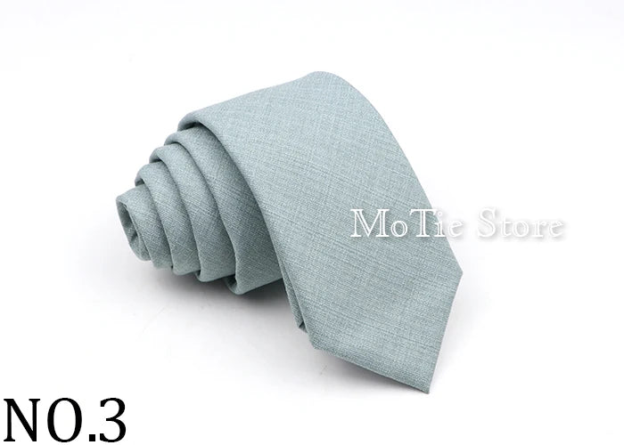 New Men's Solid Color Tie Skinny Casual Anti-wrinkle Necktie For Wedding Suit Neckties Pink Blue Grey Ties Cravat Gift Accessory