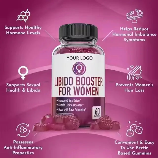 Cross Border Foreign Trade Raspberry Flavor Libido Booster Women Herbal Supplements Enhances Female Sexual Desire Supports OE M