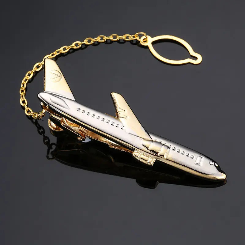 Men's stainless steel tie clip brand new crystal music airplane ship scissors horse tie clip men's Wedding Shirt badge pin gift