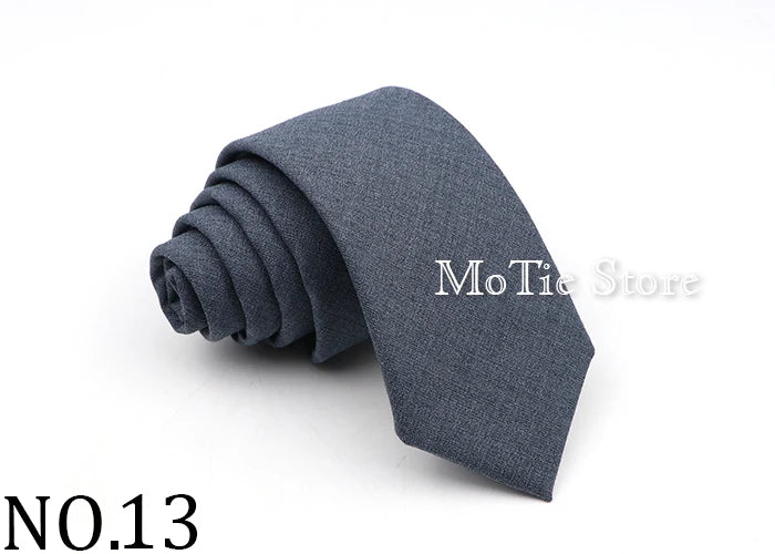 New Men's Solid Color Tie Skinny Casual Anti-wrinkle Necktie For Wedding Suit Neckties Pink Blue Grey Ties Cravat Gift Accessory