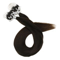 Moresoo Micro Loop Hair Extensions Microlinks Machine Remy Brazilian 1G/1S 50g Blonde Balayage 100% Real Human Hair Straight
