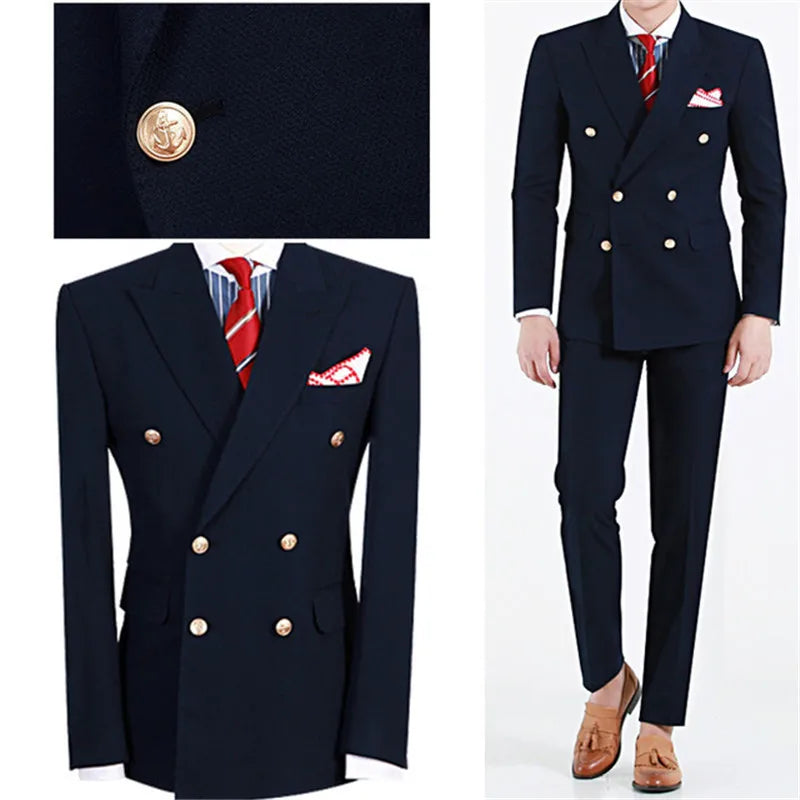 One Button Men Suits Silver and Black Groom Tuxedos Peak Satin Lapel Groomsmen Wedding Best Man ( Jacket+Pants+Bow Tie ) C686