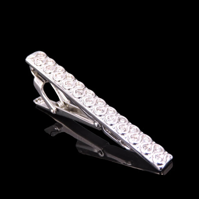 Men's stainless steel tie clip brand new crystal music airplane ship scissors horse tie clip men's Wedding Shirt badge pin gift