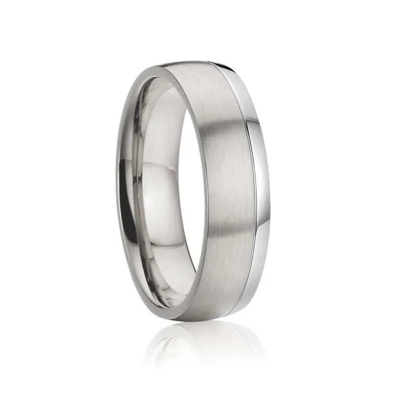 Love Marriage Alliance Couple Wedding Rings For Men And Women Silver Color Stainless Steel Ring Jewelry No Fade Or Rust