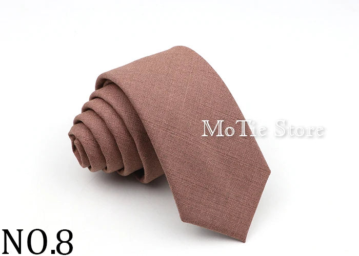 New Men's Solid Color Tie Skinny Casual Anti-wrinkle Necktie For Wedding Suit Neckties Pink Blue Grey Ties Cravat Gift Accessory