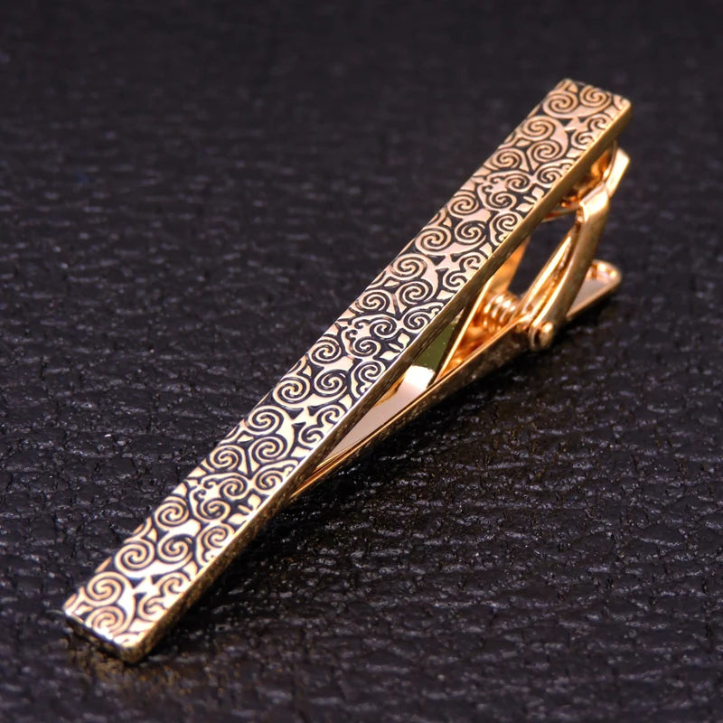 Men's stainless steel tie clip brand new crystal music airplane ship scissors horse tie clip men's Wedding Shirt badge pin gift