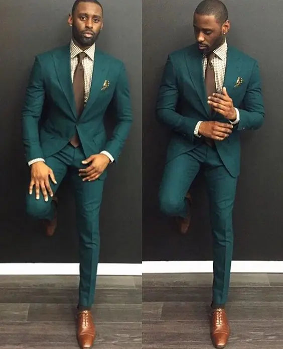 One Button Men Suits Silver and Black Groom Tuxedos Peak Satin Lapel Groomsmen Wedding Best Man ( Jacket+Pants+Bow Tie ) C686