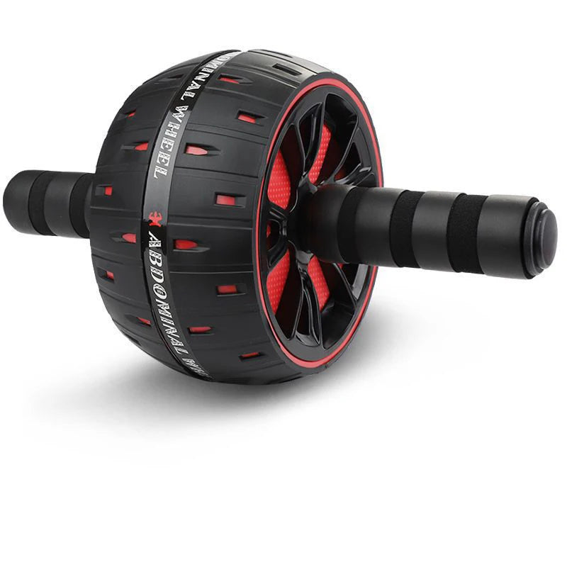 Custom Logo Fitness Ab Wheel Plastic and EVA Exercise Roller Wheel with Knee Pad for Core Strength Training