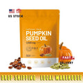 Cold Pressed Pumpkin Seed Oil Supplement Supports Urinary Prostate Health USA Warehouse Delivery