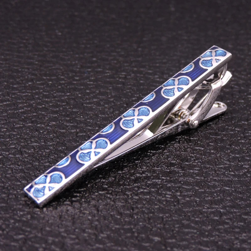 Men's stainless steel tie clip brand new crystal music airplane ship scissors horse tie clip men's Wedding Shirt badge pin gift