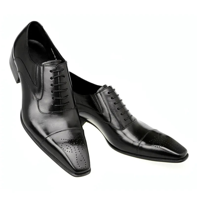 Men's Business Men's Shoes Fashion Men's Wedding Dress Formal Wear Shoes Leather Luxury Men's Office Sapato Social Male Party