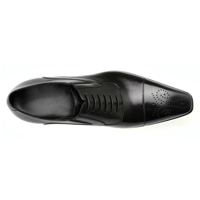 Men's Business Men's Shoes Fashion Men's Wedding Dress Formal Wear Shoes Leather Luxury Men's Office Sapato Social Male Party
