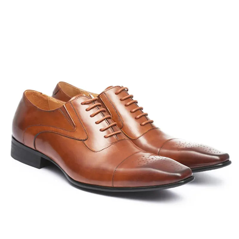 Men's Business Men's Shoes Fashion Men's Wedding Dress Formal Wear Shoes Leather Luxury Men's Office Sapato Social Male Party