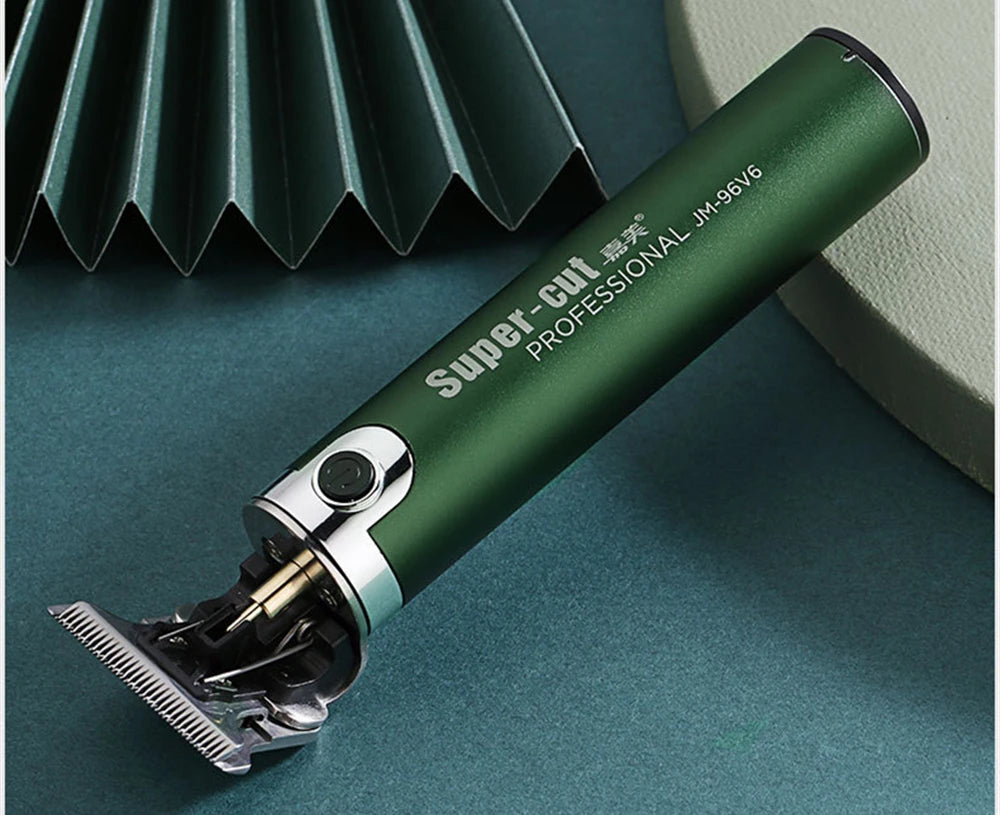Professional USB Rechargeable Hair Clipper Electric Hair Trimmer Beard Shaving Machine 0mm Men Barber Haircut Tool 18650 Lithium