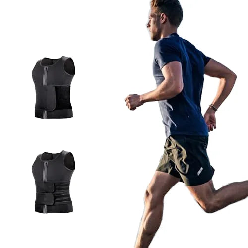 Men Body Shaper Waist Trainer Vest Slimming Shirt Sauna Sweat Compression Undershirt Shapewear Fat Burner Workout Tops