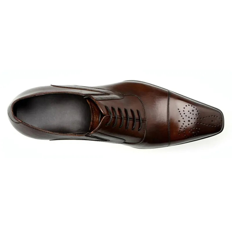 Men's Business Men's Shoes Fashion Men's Wedding Dress Formal Wear Shoes Leather Luxury Men's Office Sapato Social Male Party
