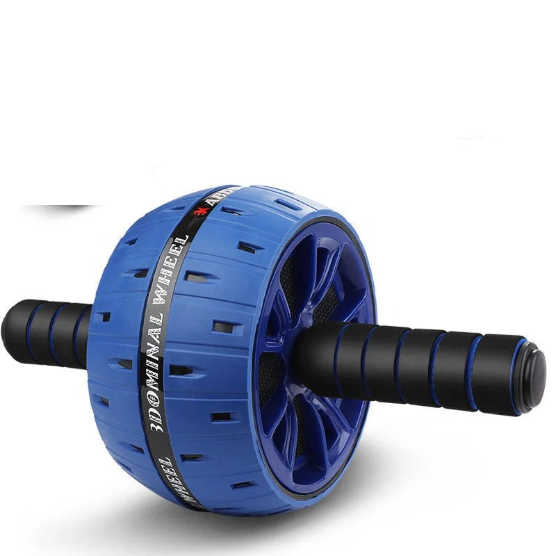Custom Logo Fitness Ab Wheel Plastic and EVA Exercise Roller Wheel with Knee Pad for Core Strength Training