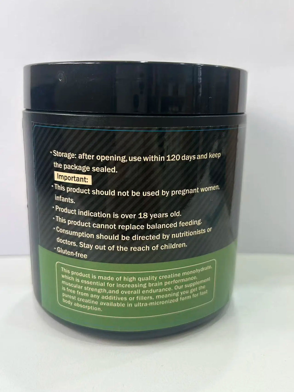 OEM Creatine Powder 300g Pre Workout Supplements Bulk 200 Mesh Pure Creatine Monohydrate Powder