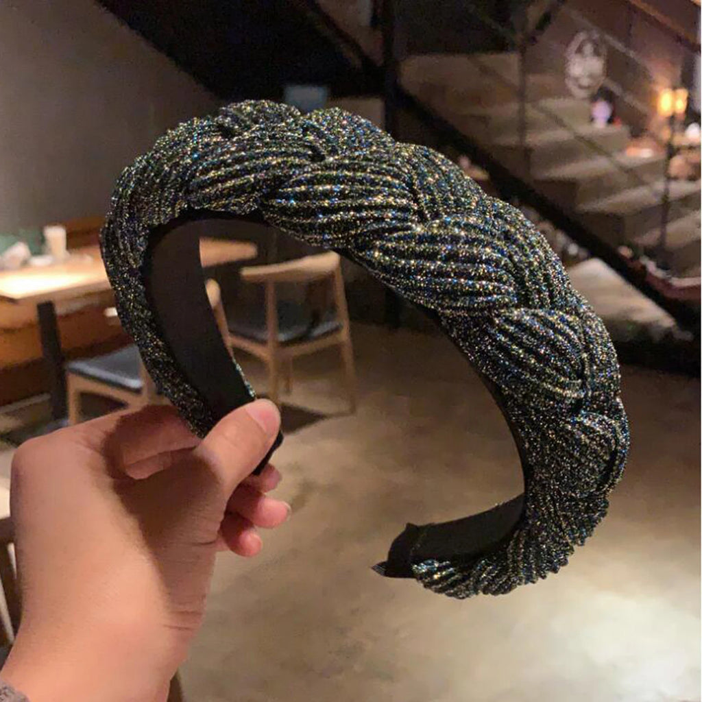 PROLY New Fashion Women Headband Pleated Twist Braid Hairband For Adult Handmade Vintage Headwear Hair Accessories Wholesale
