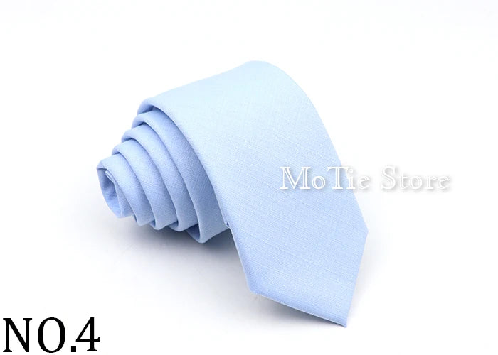 New Men's Solid Color Tie Skinny Casual Anti-wrinkle Necktie For Wedding Suit Neckties Pink Blue Grey Ties Cravat Gift Accessory