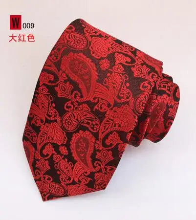 2016 Man's Fashion Accessories Paisley Ties For Men Classic Silk Jacquard weave Ties Business Neckties 8.5cm Corbatas Hombre