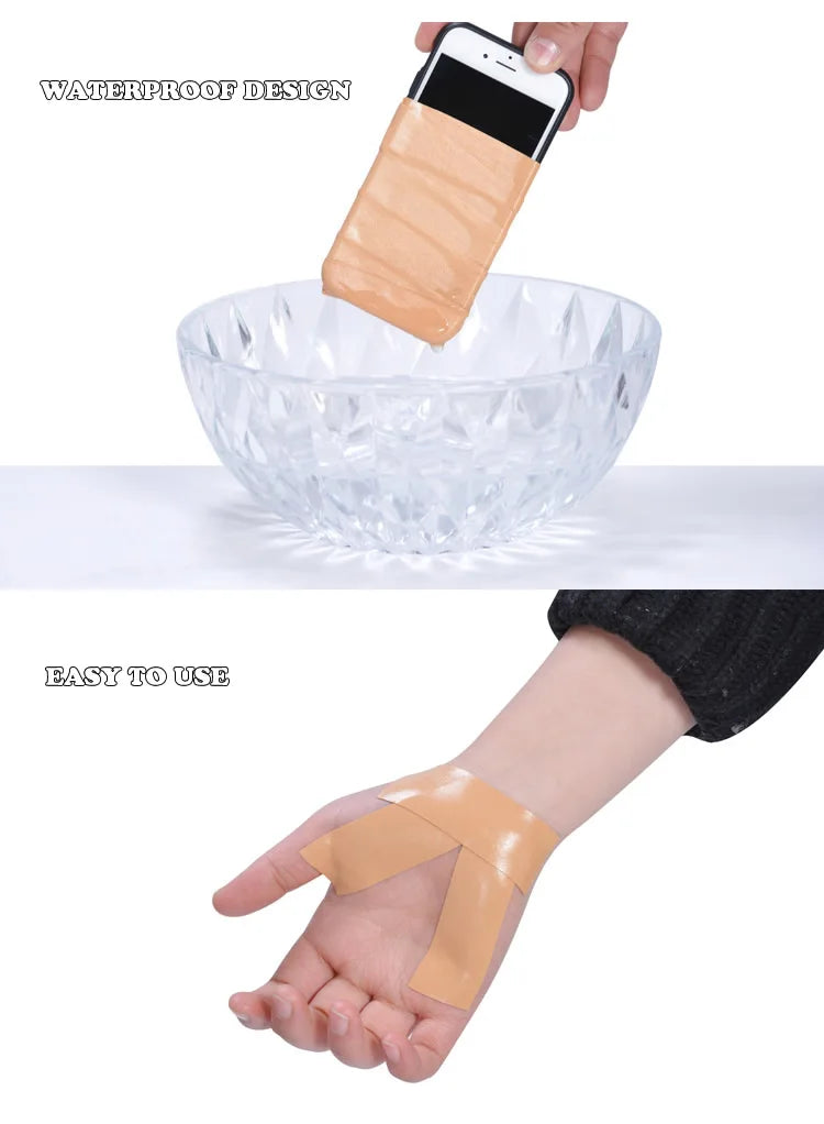 1-Roll 2.5cm*5m Wear-Resistant Bandage Elastic Waterproof Foam Tape Dressing Sports Sprain Treatment First Aid Kit Sticker Wound