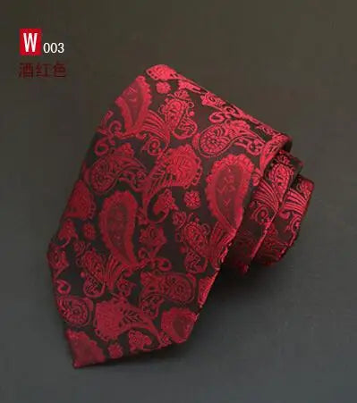 2016 Man's Fashion Accessories Paisley Ties For Men Classic Silk Jacquard weave Ties Business Neckties 8.5cm Corbatas Hombre