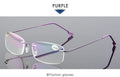 VCKA Rimless Reading Glasses Men Titanium Alloy Fold  Women Square Eyeglasses Presbyopic Frameless Eyewear +1.0 +1.5 +2.0 +2.5