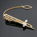 Man's Tie Clip new arrivals Golden plating Airplane Shape Pilot High Quality Plane cufflinks Stick pin Wedding gift