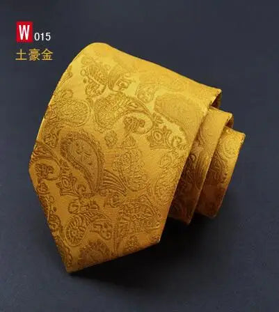 2016 Man's Fashion Accessories Paisley Ties For Men Classic Silk Jacquard weave Ties Business Neckties 8.5cm Corbatas Hombre