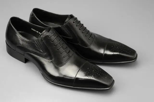 Men's Business Men's Shoes Fashion Men's Wedding Dress Formal Wear Shoes Leather Luxury Men's Office Sapato Social Male Party