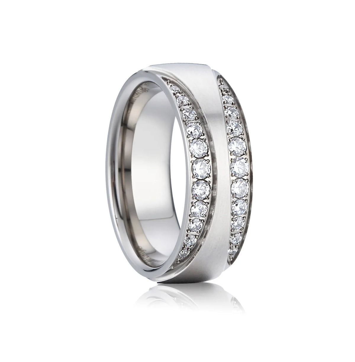 Love Marriage Alliance Couple Wedding Rings For Men And Women Silver Color Stainless Steel Ring Jewelry No Fade Or Rust
