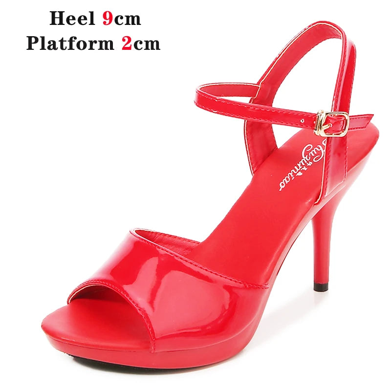 shoes for women 2022 Fashion Women Pumps Retro Thin Heels Sandals Leopard Spring Platform Dress Party Wedding Basic Shoes Woman