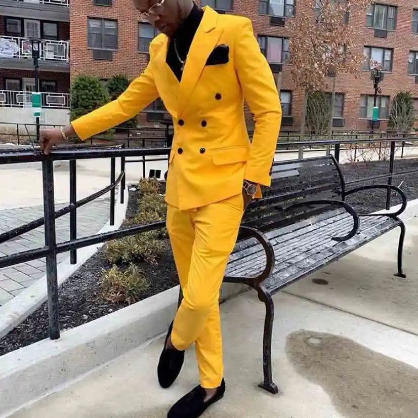 One Button Men Suits Silver and Black Groom Tuxedos Peak Satin Lapel Groomsmen Wedding Best Man ( Jacket+Pants+Bow Tie ) C686
