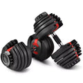 In Stock Weight Lifting Dumbbell Detachable Changeable Dumbbell 24kg Auto Fast Adjustable Barbell Dumbbell Set