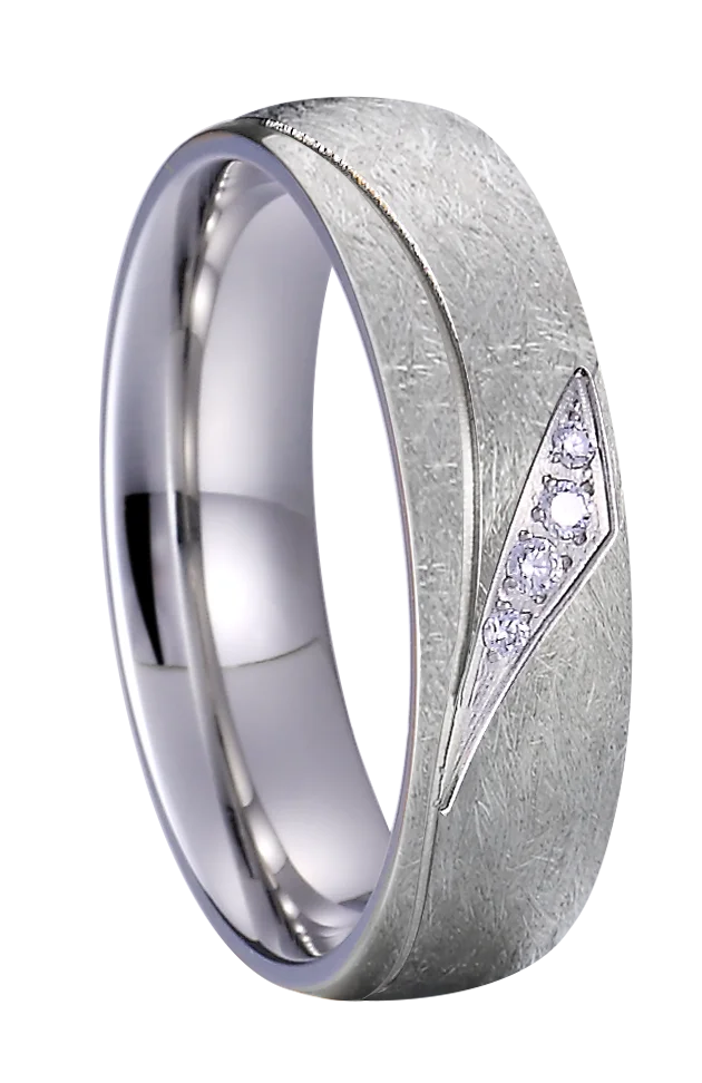 Love Marriage Alliance Couple Wedding Rings For Men And Women Silver Color Stainless Steel Ring Jewelry No Fade Or Rust