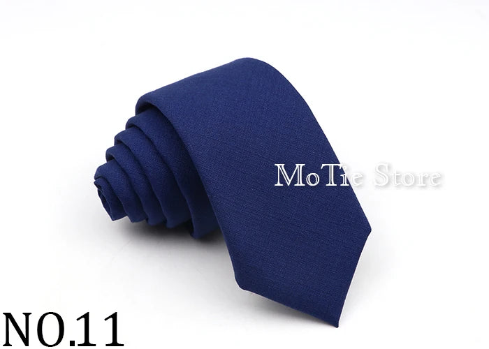 New Men's Solid Color Tie Skinny Casual Anti-wrinkle Necktie For Wedding Suit Neckties Pink Blue Grey Ties Cravat Gift Accessory