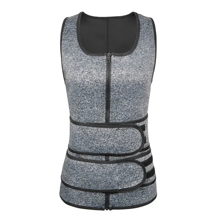 Men Body Shaper Waist Trainer Vest Slimming Shirt Sauna Sweat Compression Undershirt Shapewear Fat Burner Workout Tops