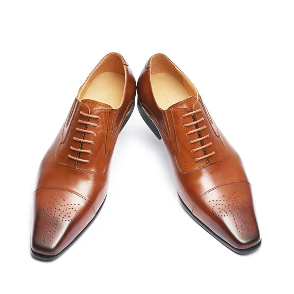 Men's Business Men's Shoes Fashion Men's Wedding Dress Formal Wear Shoes Leather Luxury Men's Office Sapato Social Male Party