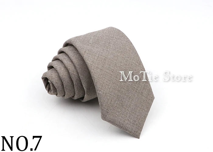 New Men's Solid Color Tie Skinny Casual Anti-wrinkle Necktie For Wedding Suit Neckties Pink Blue Grey Ties Cravat Gift Accessory