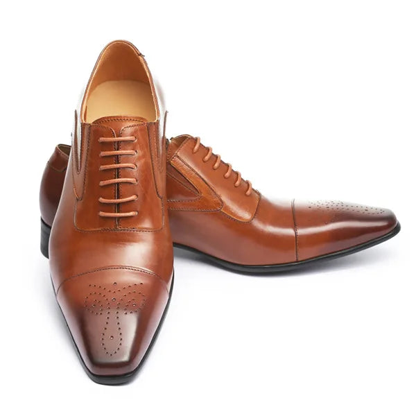 Men's Business Men's Shoes Fashion Men's Wedding Dress Formal Wear Shoes Leather Luxury Men's Office Sapato Social Male Party