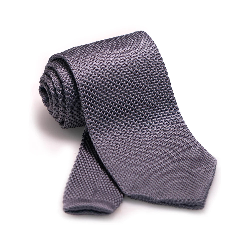 New Style Fashion Men's Solid color Tie 8cm Knitted Ties Cotton Neck Ties For Men Business Wedding Cravat Accessories gift