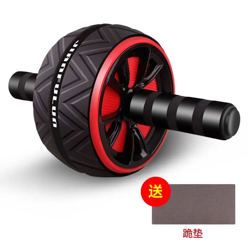 Custom Logo Fitness Ab Wheel Plastic and EVA Exercise Roller Wheel with Knee Pad for Core Strength Training